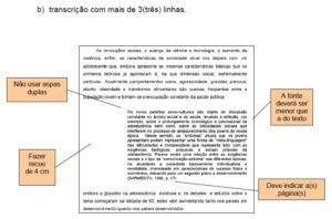 Cita O Direta Longa Veja Como Fazer Norma Abnt Exemplo