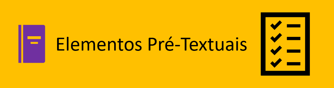 Elementos Pré-Textuais de um projeto de pesquisa (TCC)