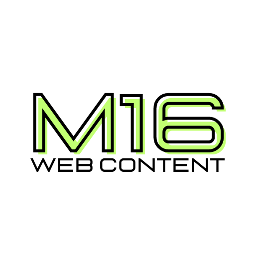 Logotipo da empresa M16 Web Content